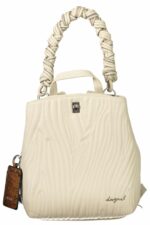 DESIGUAL WOMEN'S WHITE BACKPACK