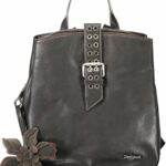 DESIGUAL WOMEN'S BLACK BACKPACK