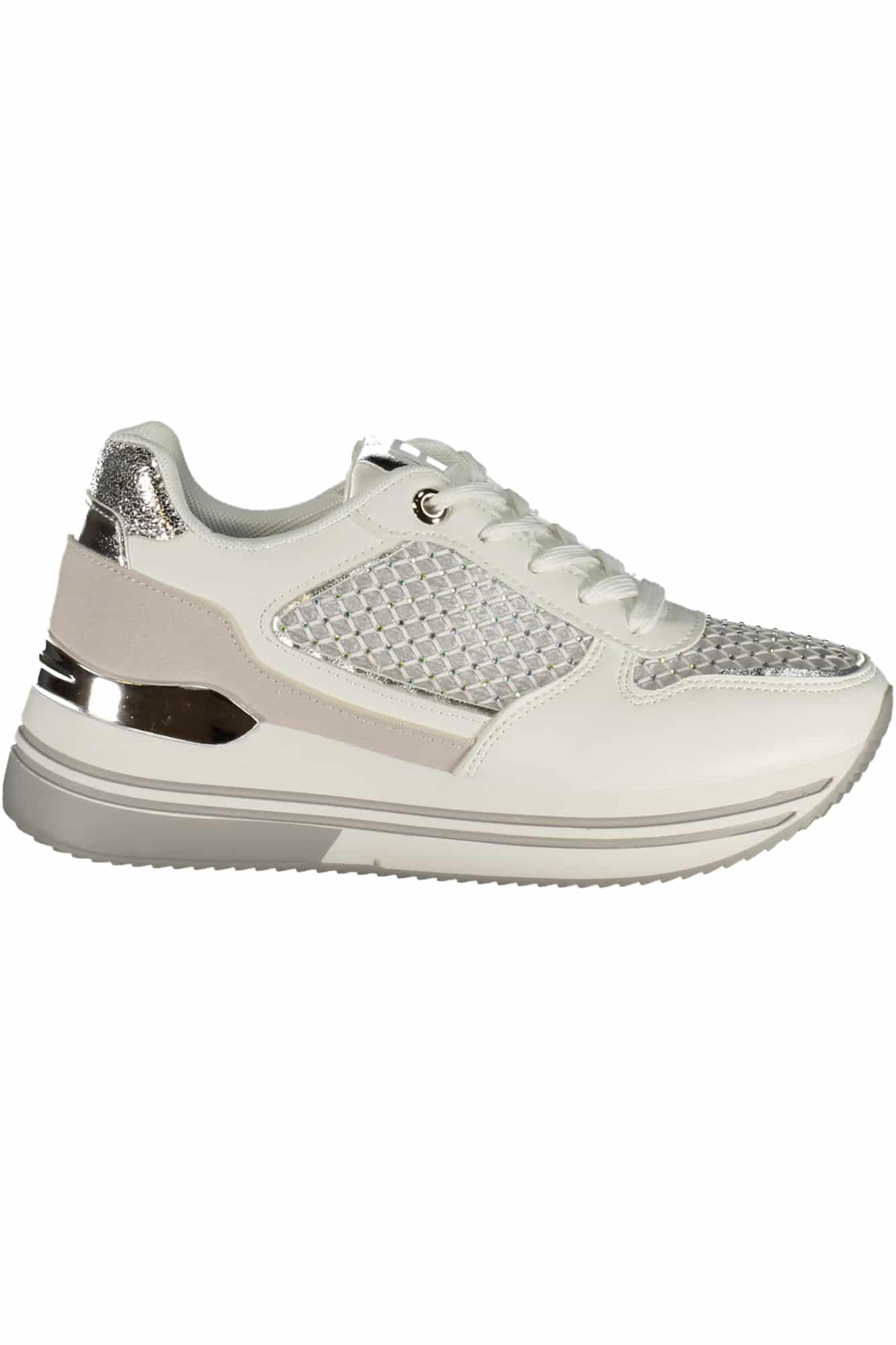 laurabiagiotticalzaturasportivadonnabianco_1 LAURA BIAGIOTTI WOMEN'S WHITE SPORTS SHOES - Image 1