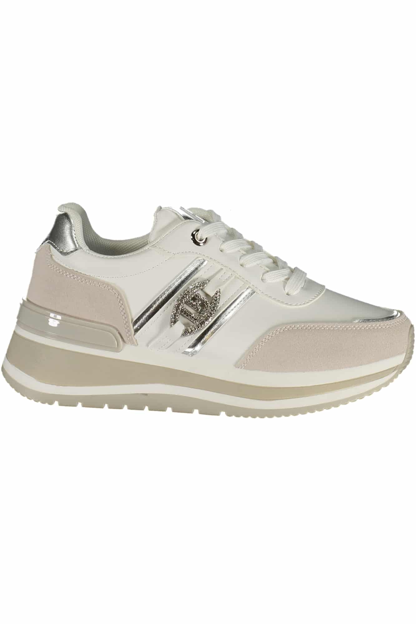 laurabiagiotticalzaturasportivadonnabianco_1 LAURA BIAGIOTTI WOMEN'S WHITE SPORTS SHOES - Image 1
