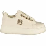 LAURA BIAGIOTTI WOMEN'S WHITE SPORTS SHOES