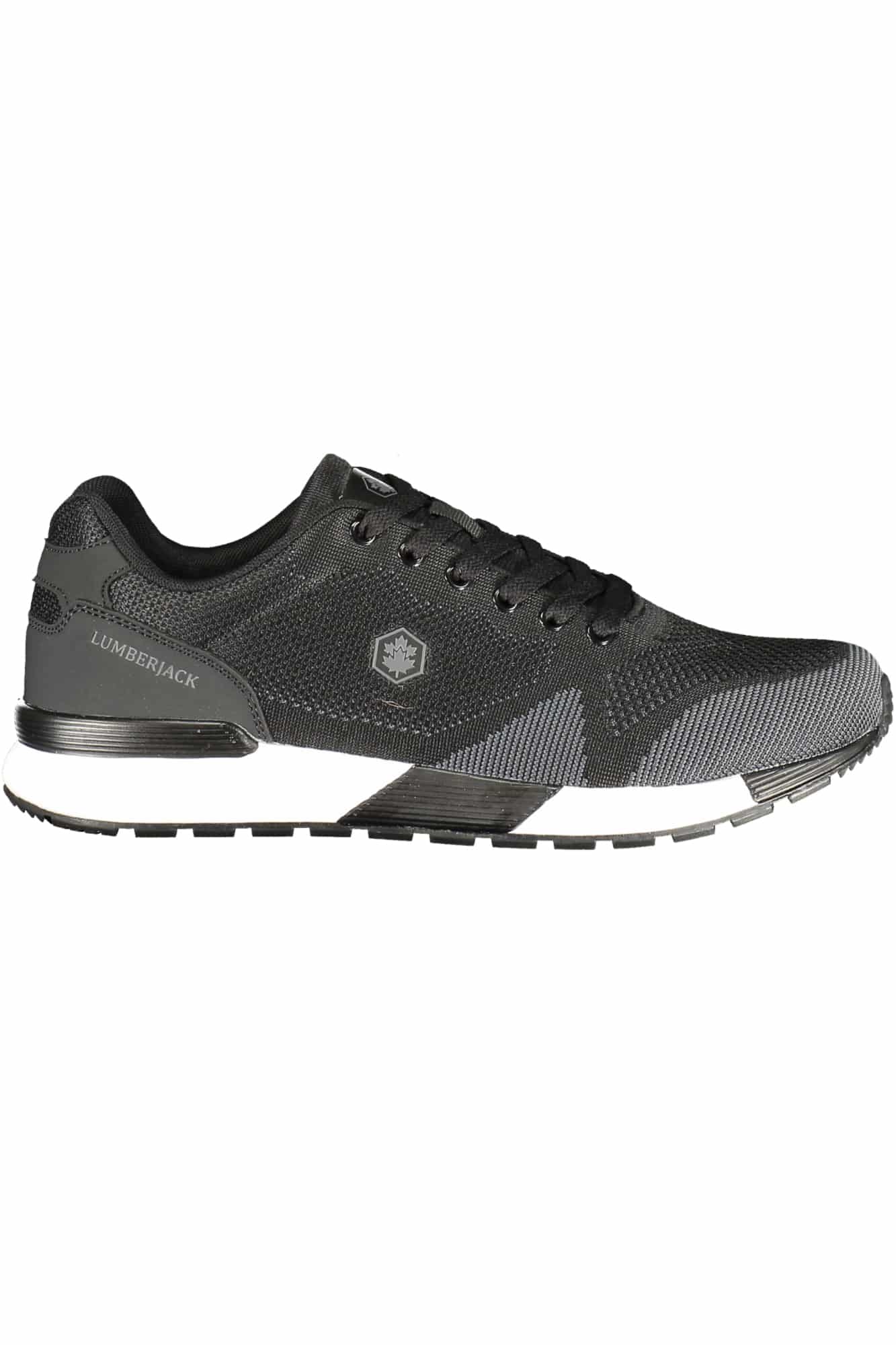 lumberjackcalzaturasportivauomonero_1 LUMBERJACK MEN'S BLACK SPORTS FOOTWEAR - Image 1