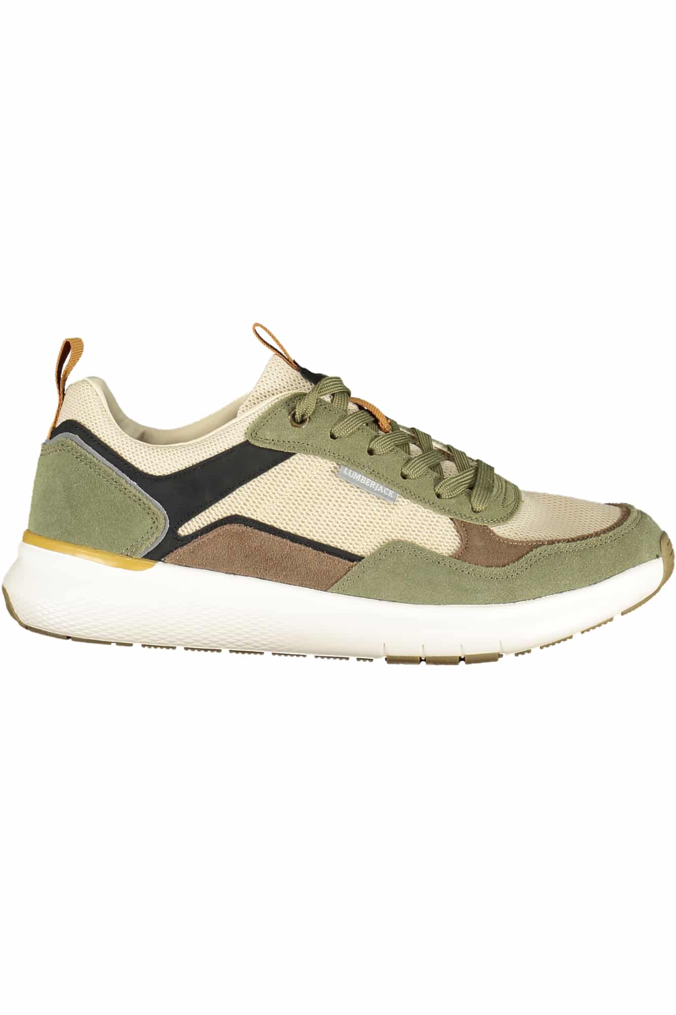 lumberjackcalzaturasportivauomoverde_1 LUMBERJACK MEN'S GREEN SPORTS SHOES - Image 1