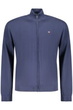 NAPAPIJRI MEN'S BLUE CARDIGAN