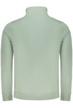 NORWAY 1963 MEN'S GREEN ZIP-UP SWEATSHIRT - Image 2