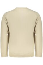 NORWAY 1963 MEN'S BEIGE ZIP-UP SWEATSHIRT - Image 2