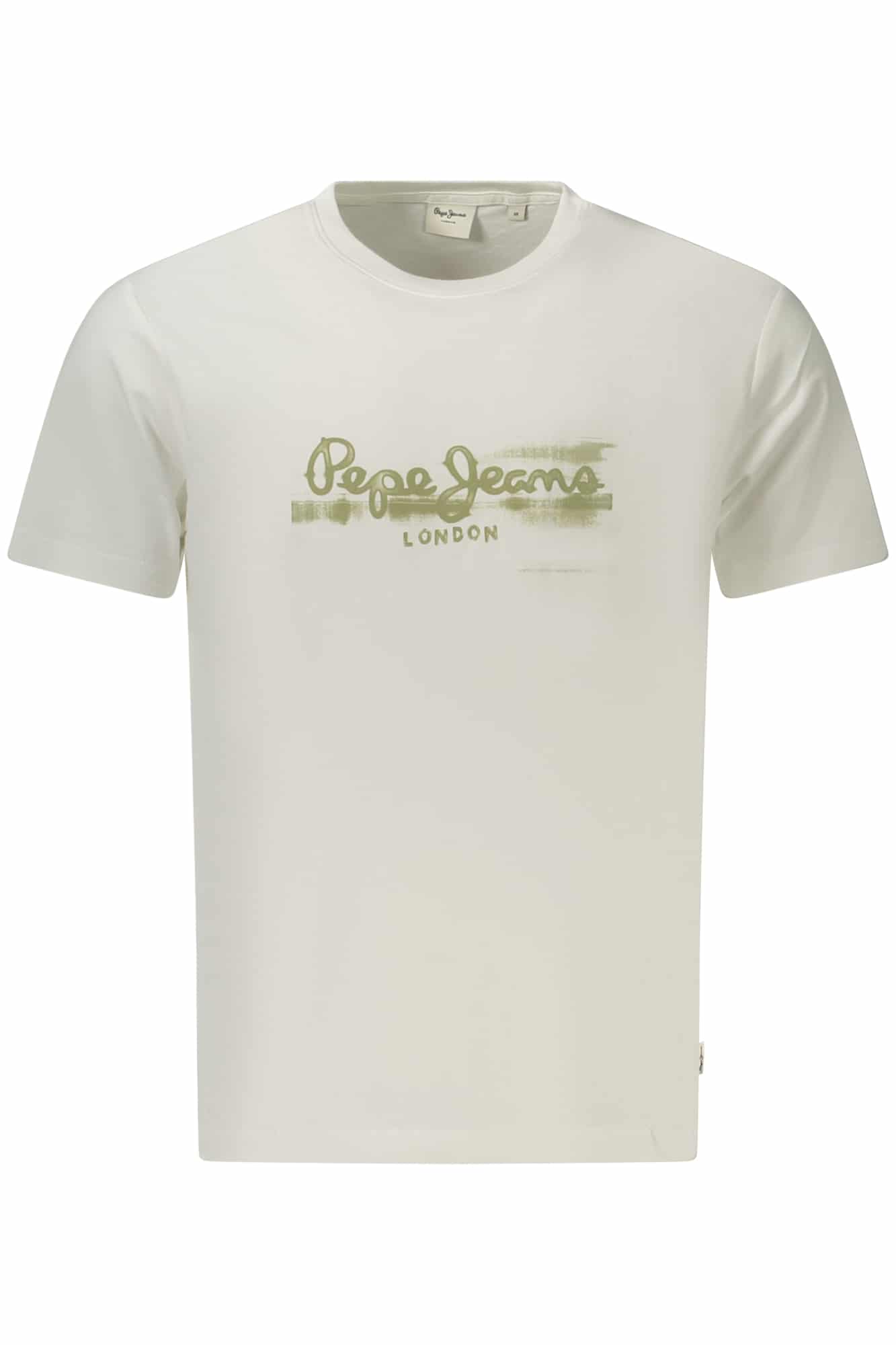 pepejeanst-shirtmanichecorteuomobianco_1 PEPE JEANS MEN'S SHORT-SLEEVED T-SHIRT WHITE - Image 1