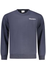 SUPERGA MEN'S BLUE ZIP-UP SWEATSHIRT
