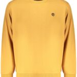 TIMBERLAND MEN'S BROWN ZIP-UP SWEATSHIRT