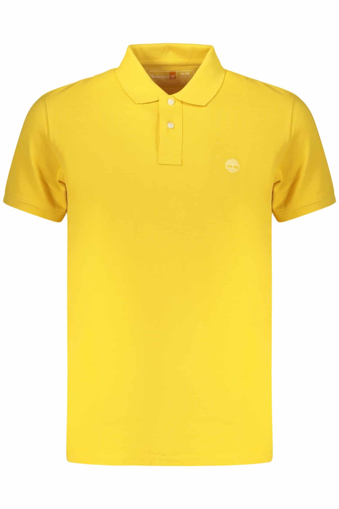 timberlandpolomanichecorteuomogiallo_1 TIMBERLAND MEN'S SHORT-SLEEVE POLO SHIRT YELLOW - Image 1