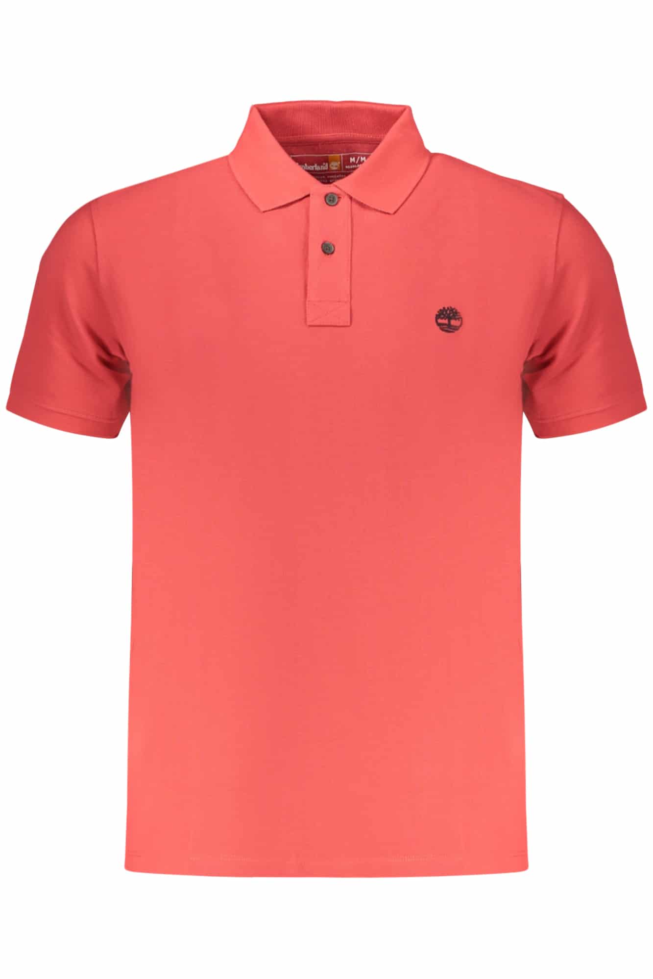timberlandpolomanichecorteuomorosso_1 TIMBERLAND MEN'S SHORT-SLEEVE POLO SHIRT, RED - Image 1