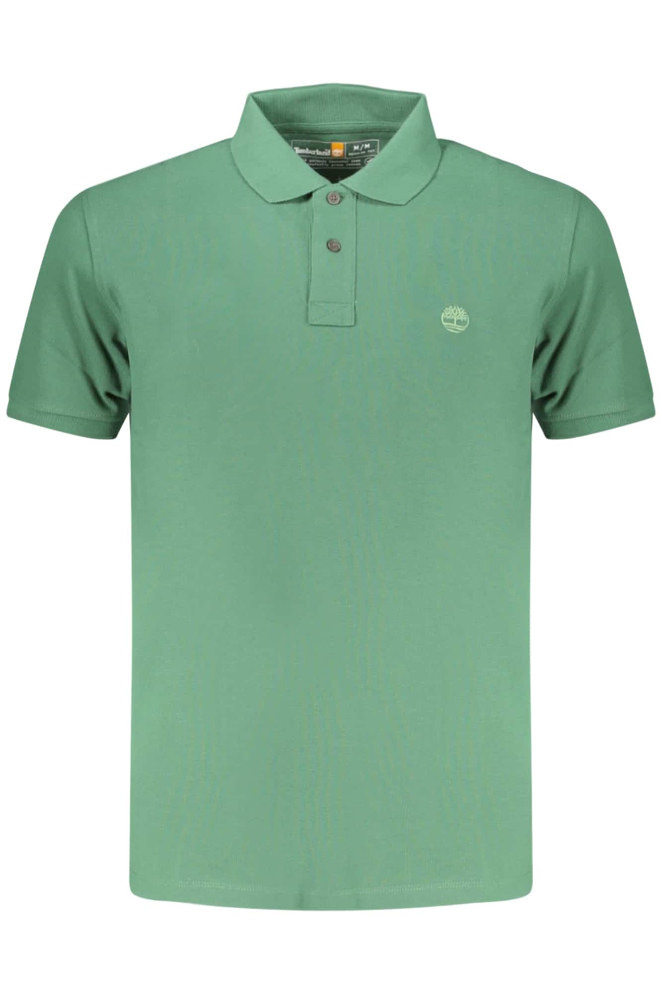 timberlandpolomanichecorteuomoverde_1 TIMBERLAND MEN'S SHORT-SLEEVE POLO SHIRT GREEN - Image 1