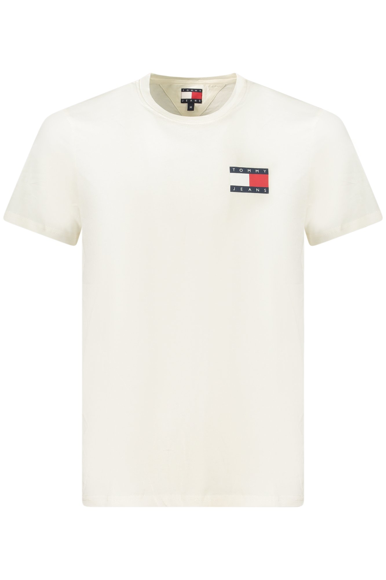 tommyhilfigert-shirtmanichecorteuomobianco_1 TOMMY HILFIGER MEN'S SHORT-SLEEVE T-SHIRT WHITE - Image 1