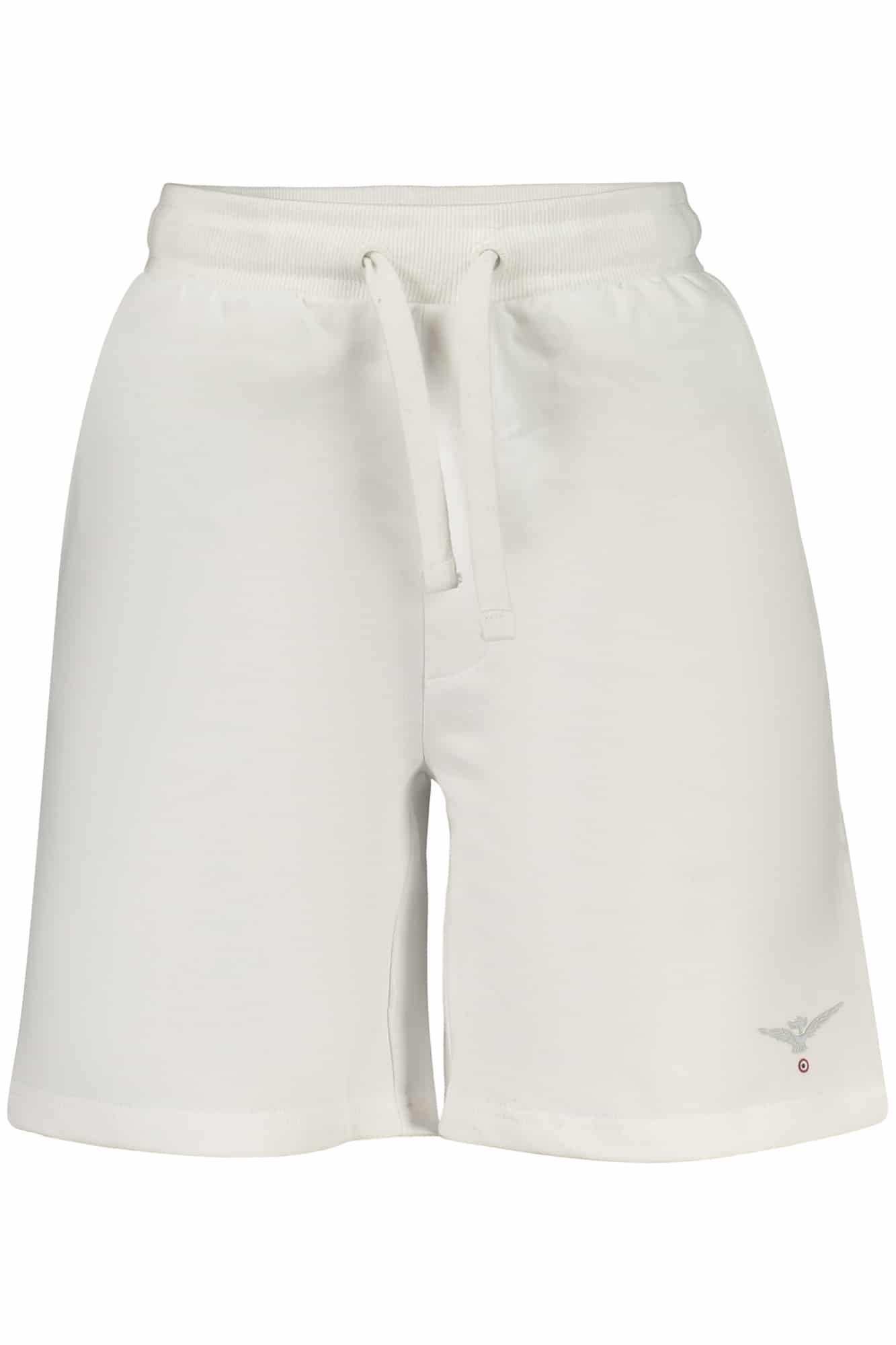 accademiamilitarepantalonetutacortouomobianco_1 MILITARY ACADEMY MEN'S WHITE SHORT TRACKSUIT TROUSERS - Image 1