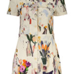 DESIGUAL WOMEN'S SHORT DRESS WHITE
