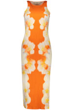 DESIGUAL WOMEN'S LONG DRESS ORANGE