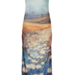 DESIGUAL WOMEN'S LONG DRESS, BLUE