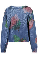 DESIGUAL WOMEN'S BLUE CARDIGAN - Image 2