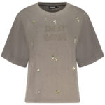 DESIGUAL WOMEN'S GRAY ZIP-UP SWEATSHIRT