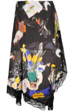 DESIGUAL WOMEN'S LONG SKIRT BLACK - Image 2