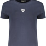 DESIGUAL WOMEN'S SHORT-SLEEVE T-SHIRT BLUE