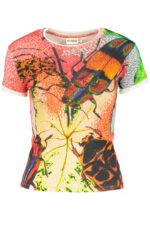 DESIGUAL WOMEN'S SHORT-SLEEVED T-SHIRT, RED