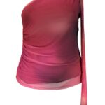 DESIGUAL WOMEN'S SHORT-SLEEVE T-SHIRT PURPLE