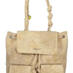 DESIGUAL WOMEN'S BEIGE BACKPACK