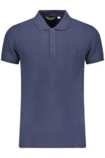 ELLESSE MEN'S SHORT-SLEEVE POLO SHIRT, BLUE