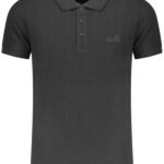 ELLESSE MEN'S SHORT-SLEEVE POLO SHIRT BLACK