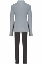 FREDDY WOMEN'S LIGHT BLUE ZIP-UP SWEATSHIRT - Image 2