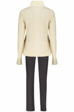 FREDDY WOMEN'S BEIGE ZIP-UP SWEATSHIRT - Image 2
