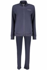 FREDDY WOMEN'S BLUE ZIP-UP SWEATSHIRT