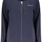FREDDY WOMEN'S BLUE ZIP-UP SWEATSHIRT