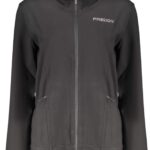 FREDDY WOMEN'S BLACK ZIP-UP SWEATSHIRT