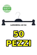 TROUSERS HANGERS FOR MEN BLACK - Image 2