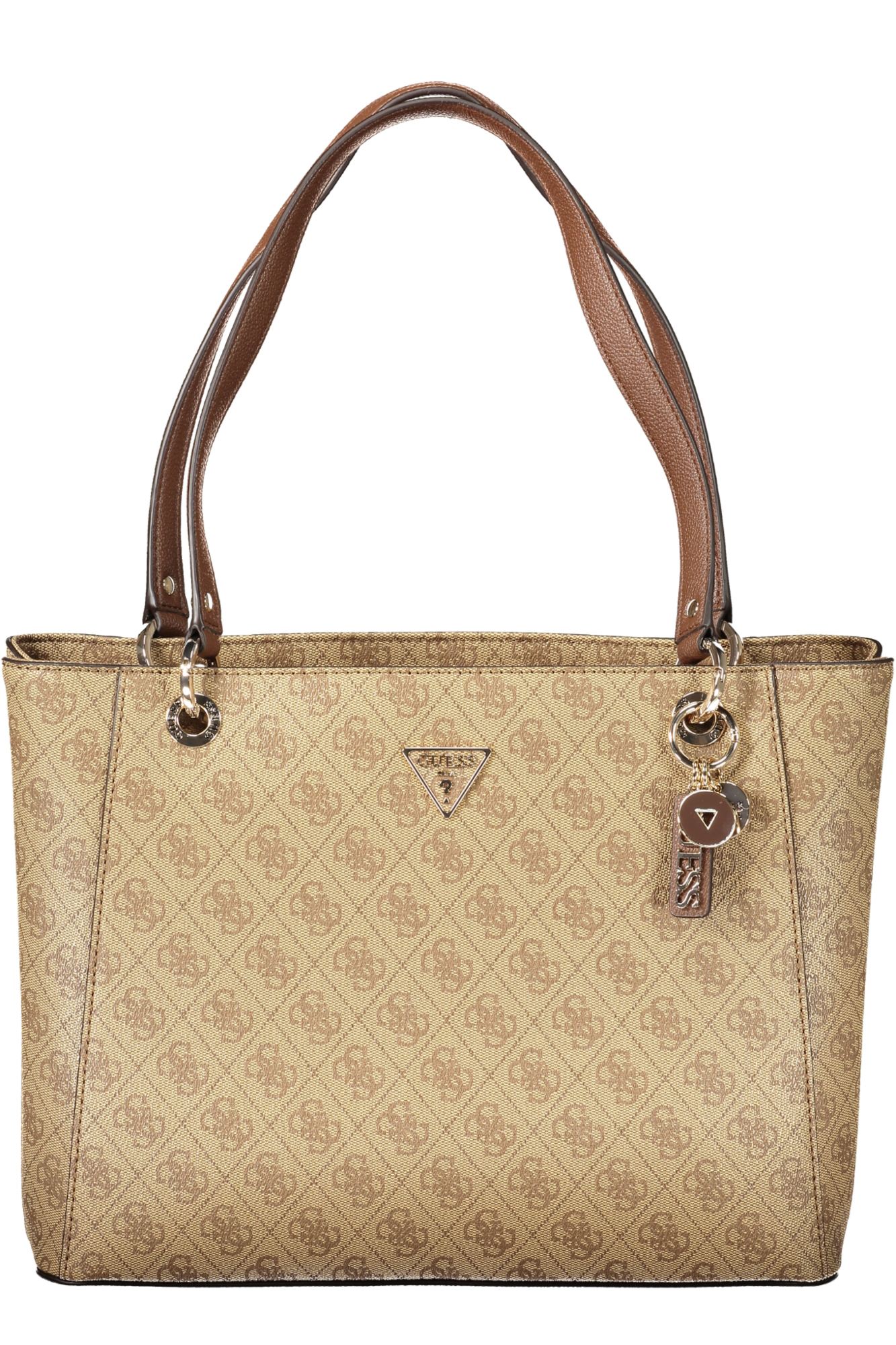 guessjeansborsadonnabeige_1 GUESS JEANS WOMEN'S BEIGE BAG - Image 1