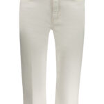GUESS JEANS WOMEN'S WHITE JEANS CAPER