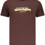 ICEBERG MEN'S SHORT-SLEEVE T-SHIRT, BROWN