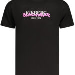 ICEBERG MEN'S SHORT-SLEEVED T-SHIRT BLACK