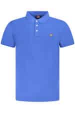 NORWAY 1963 MEN'S BLUE SHORT SLEEVE POLO SHIRT