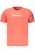 PEPE JEANS MEN'S PINK SHORT-SLEEVE T-SHIRT