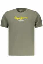 PEPE JEANS MEN'S SHORT-SLEEVED T-SHIRT GREEN