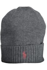 RALPH LAUREN GRAY MEN'S BEANIE