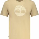TIMBERLAND MEN'S SHORT-SLEEVE T-SHIRT BEIGE