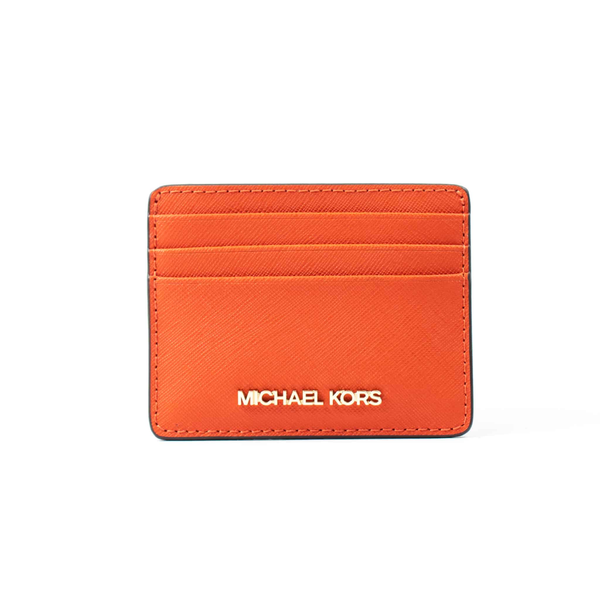 35H6GTVD7L-RED-CLAY CARDHOLDER MICHAEL KORS UNISEX 35H6GTVD7LRED (10X8X1CM ) - Image 1