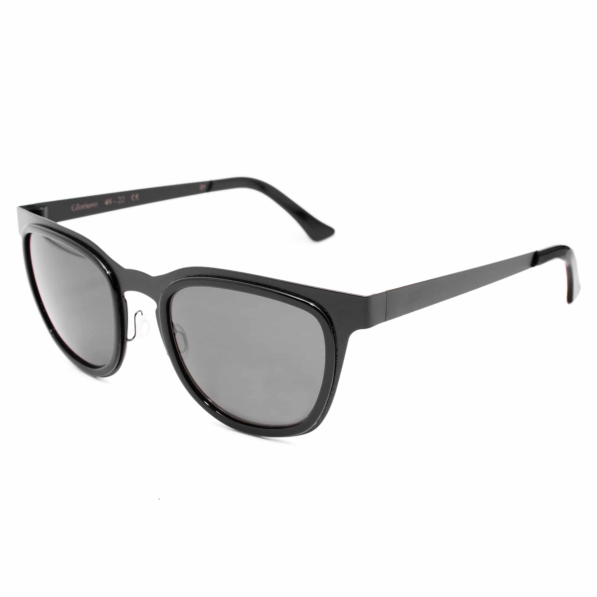 GLORIOSO-BLACK-01 SUNGLASSES LGR UNISEX GLORIOSOBLK01 (Lens/Bridge/Temple) 49/22/145 mm) - Image 1