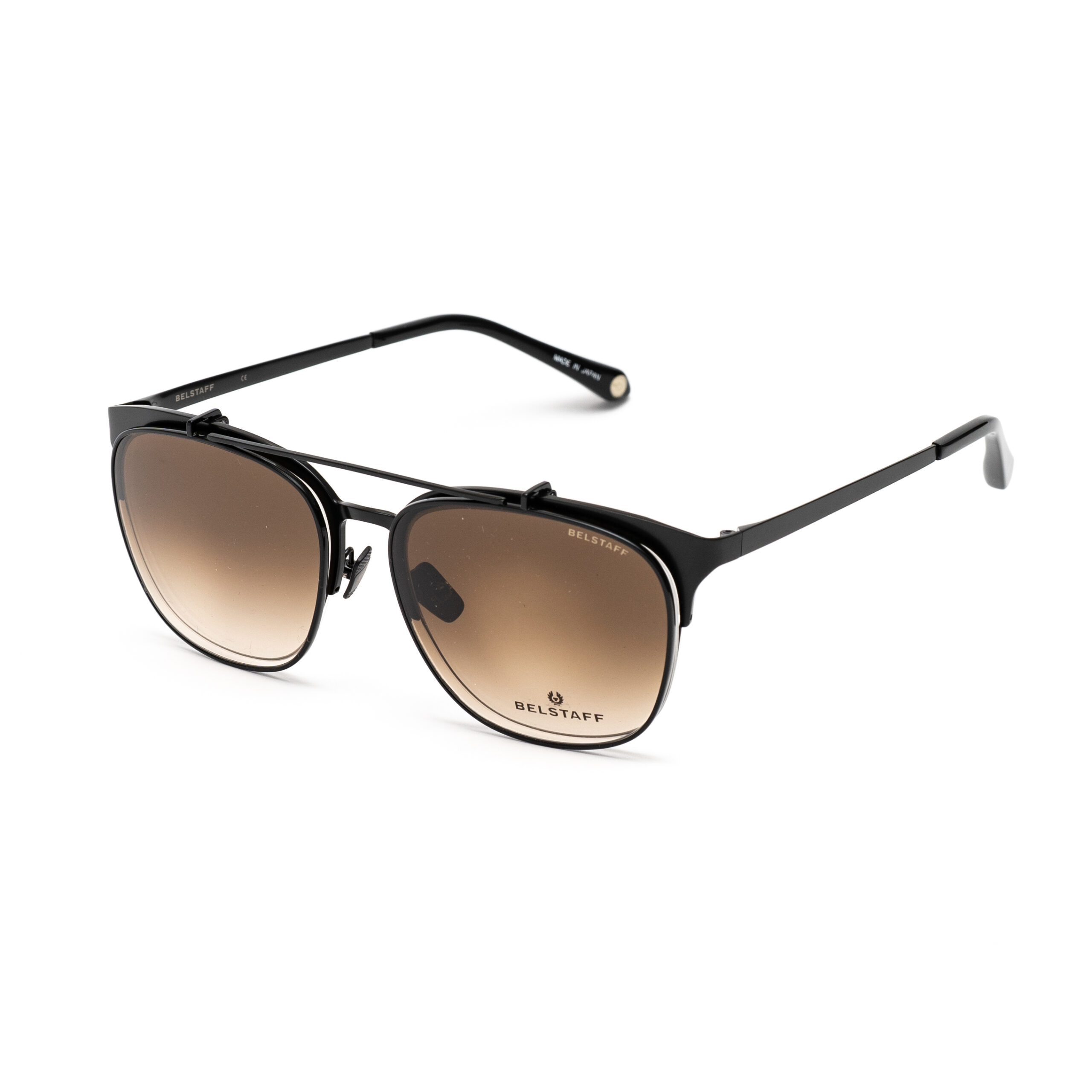 HATCHER-NEGRO-W VIEW + CLIP-ON BELSTAFF WOMEN HATCHERNEGROW (Lens/Bridge/Temple) 55/18/140 mm) - Image 1