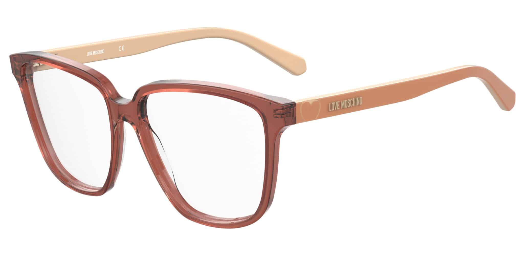 MOL583-2LF GLASSES LOVE MOSCHINO WOMEN MOL583-2LF (Lens/Bridge/Temple) 55/14/140 mm) - Image 1