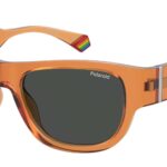 SUNGLASSES POLAROID UNISEX PLD6197SMCL7Q (Lens/Bridge/Temple) 55/17/130 mm)
